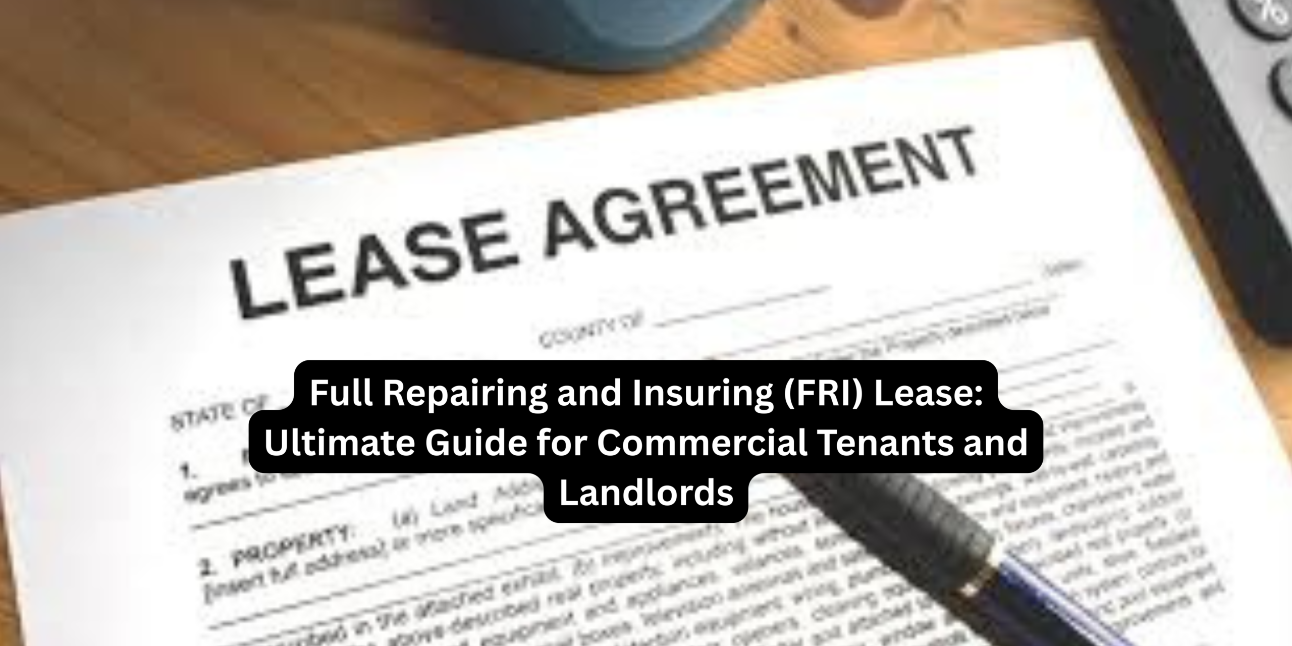 Full Repairing and Insuring (FRI) Lease: Ultimate Guide for Commercial Tenants and Landlords