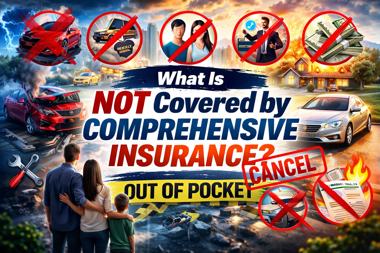 What Is NOT Covered by Comprehensive Insurance?
